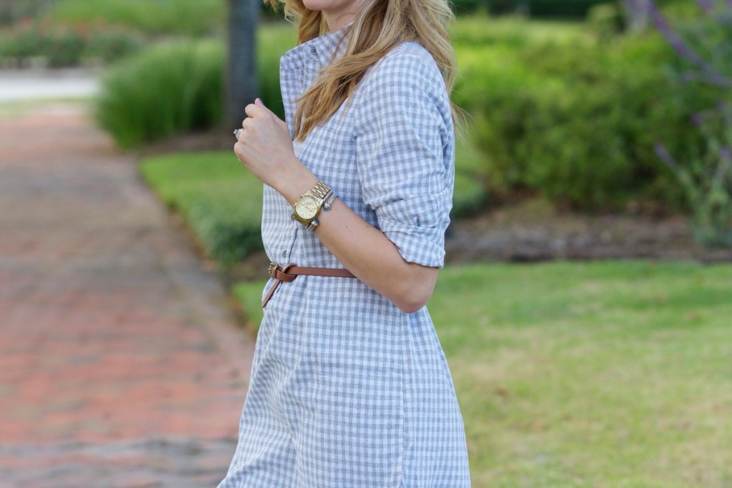 gingham tunic