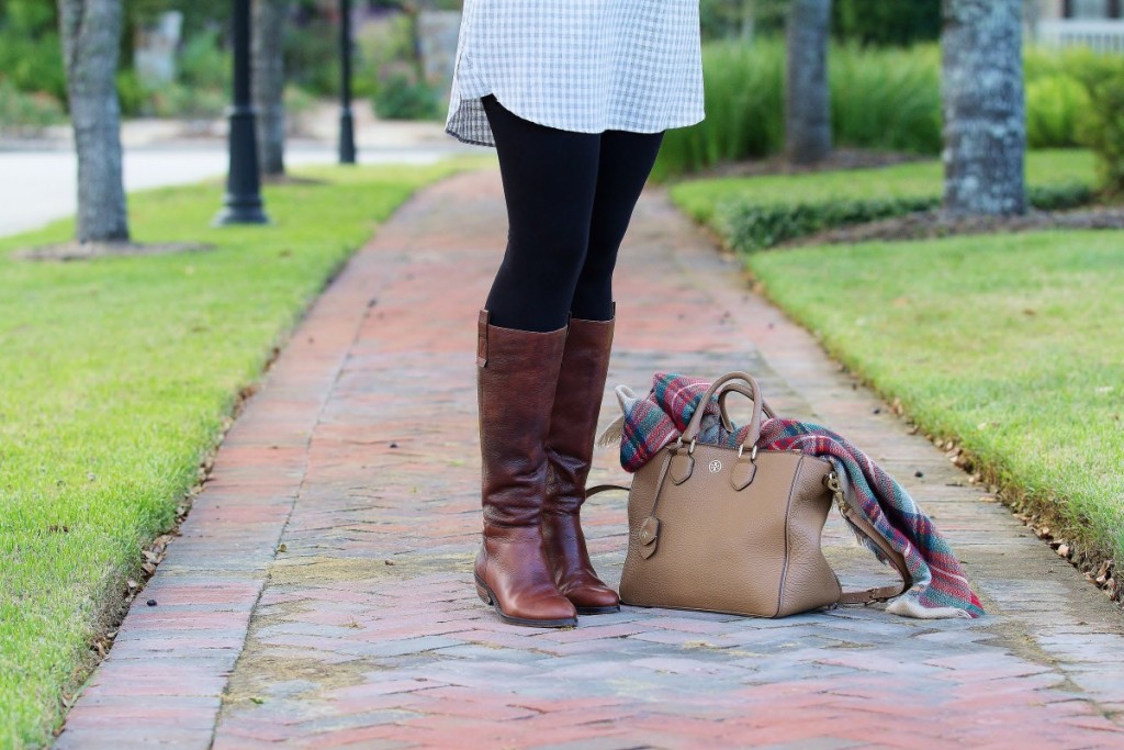 gingham tunic