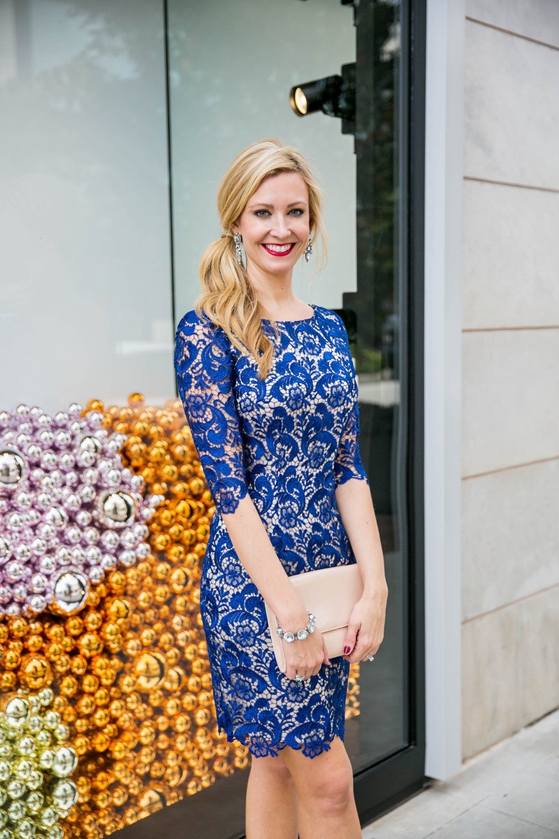 Blue Lace Dress