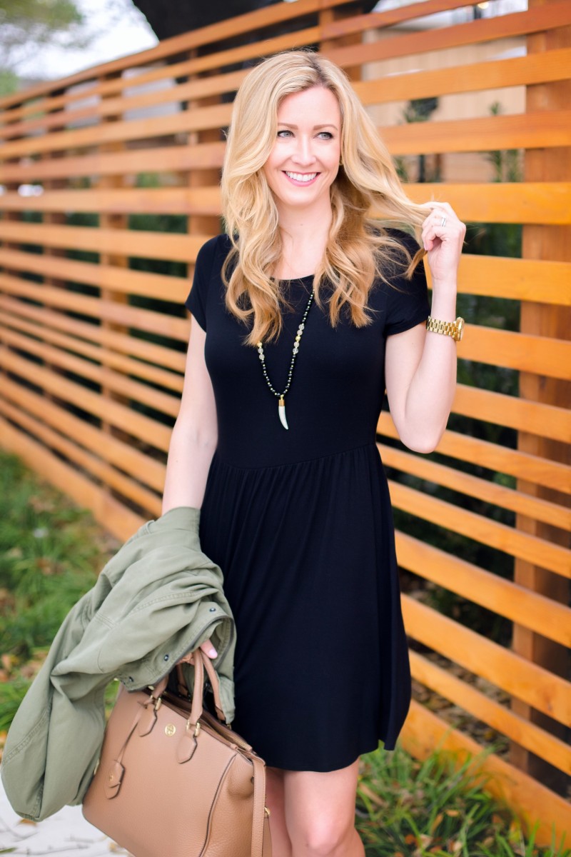 casual little black dress