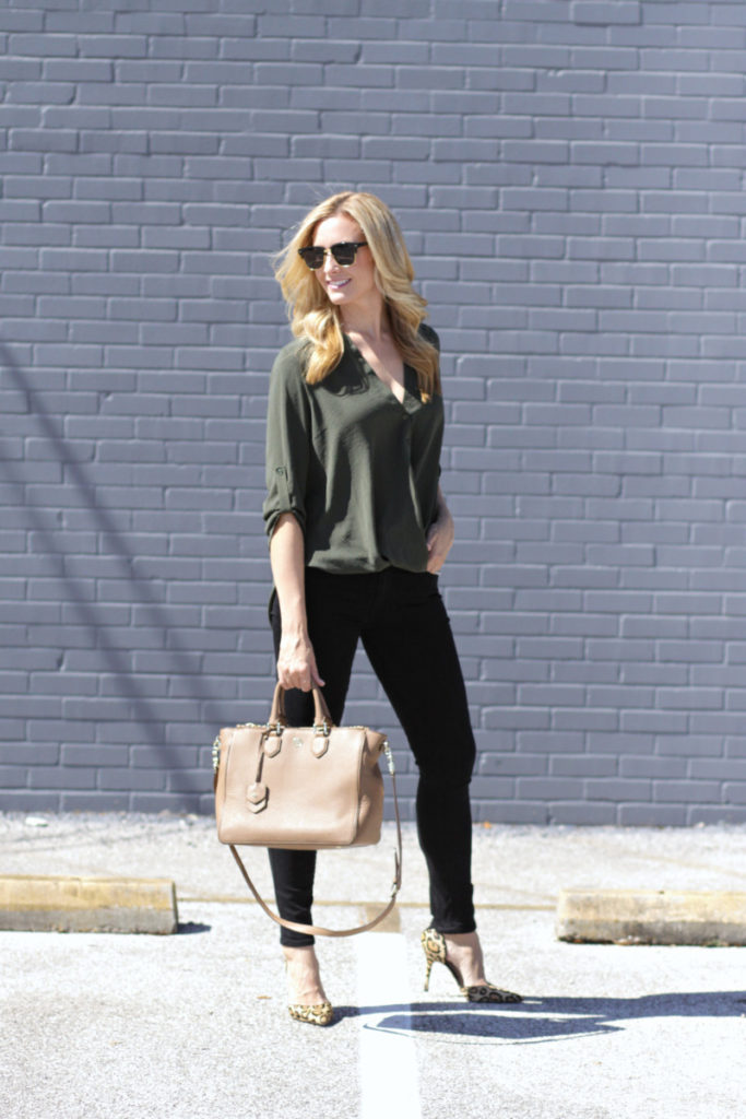 Green Wrap Top