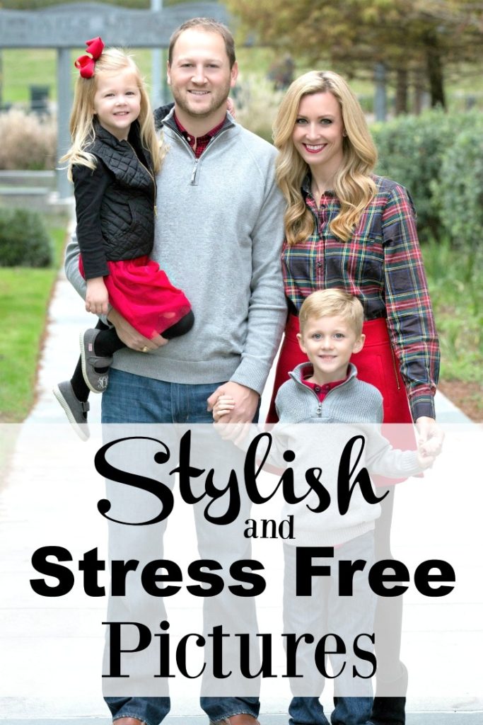 Stylish stress free family pictures