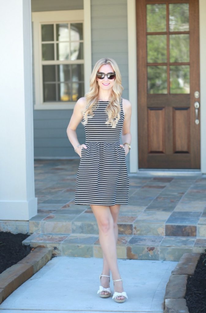 striped dress