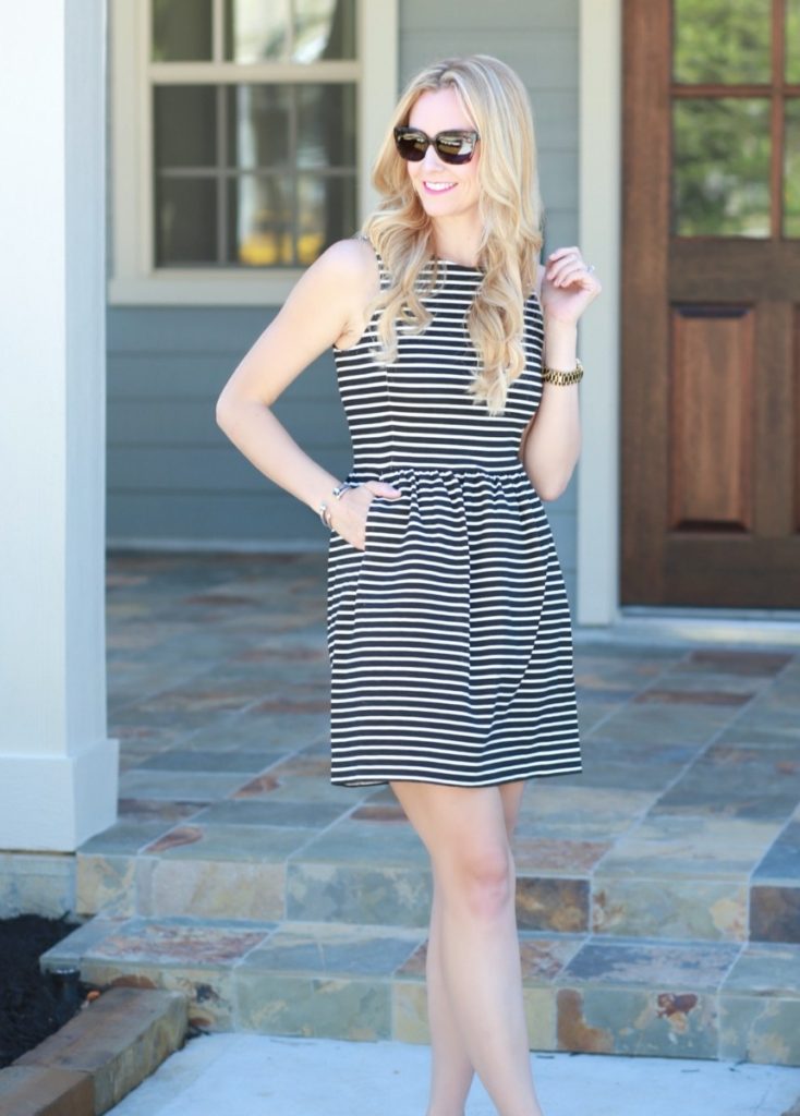 striped dress