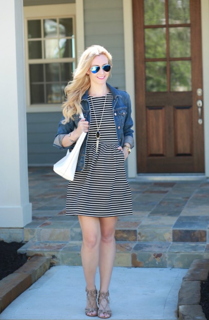 striped dress