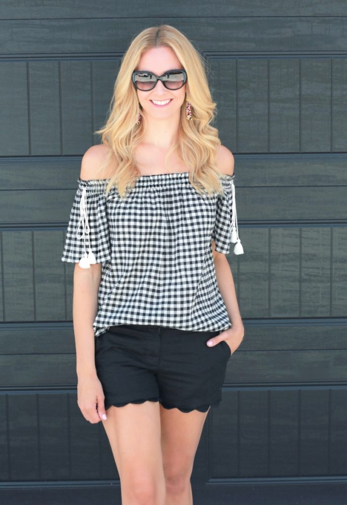 gingham top