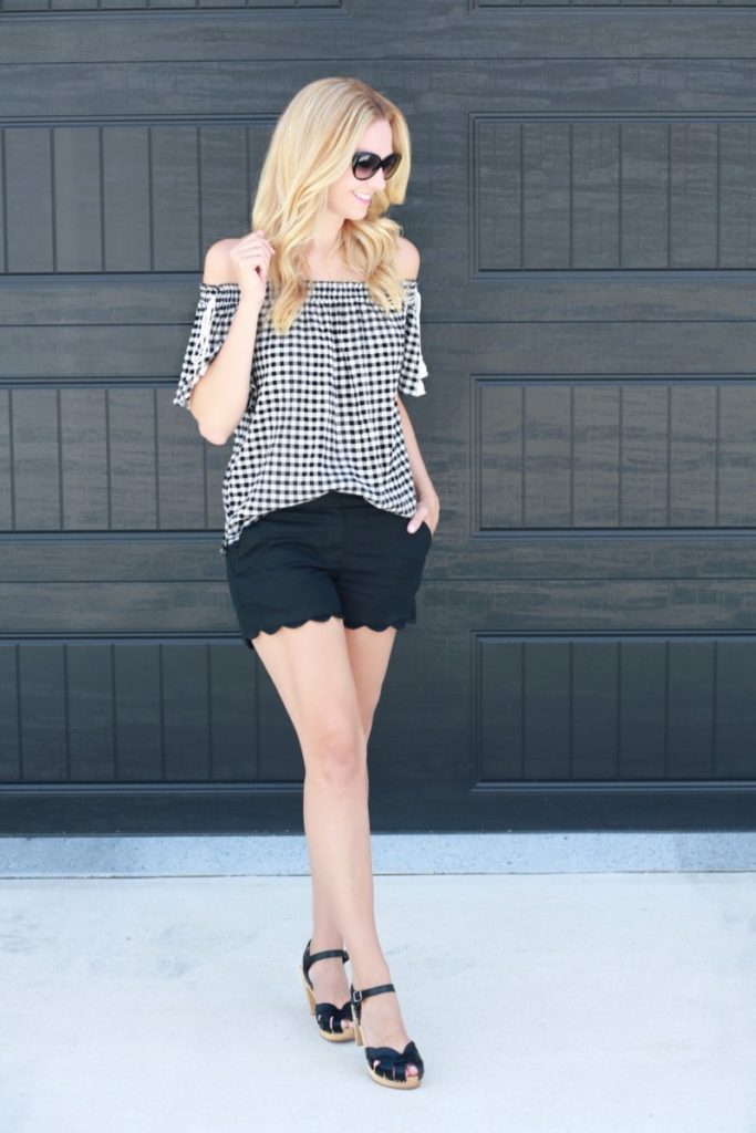 7 Surprising Ways to Style Swedish Clogs and Gingham Top by Houston fashion blogger Sara of Haute & Humid