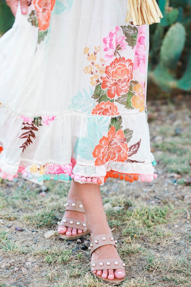 floral maxi dress