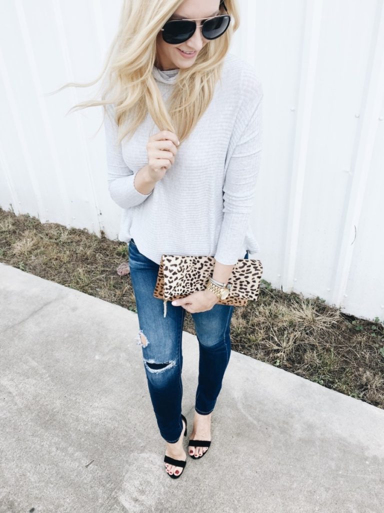 date night - Date Night Outfit: Perfect Peek-A-Boo Back Top by Houston fashion blogger Haute & Humid