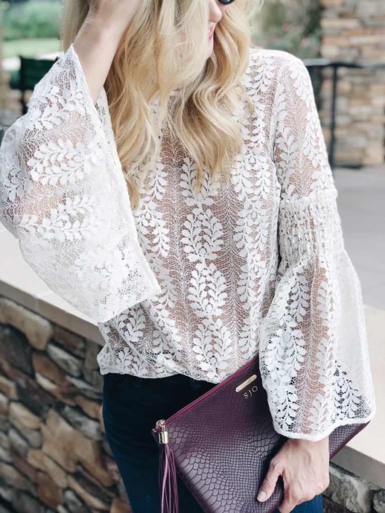 fall trends - Favorite Fall Trends - Bell Sleeves and Lace by Houston fashion blogger Haute & Humid