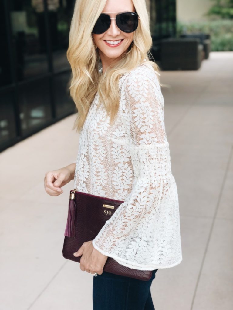 fall trends - Favorite Fall Trends - Bell Sleeves and Lace by Houston fashion blogger Haute & Humid