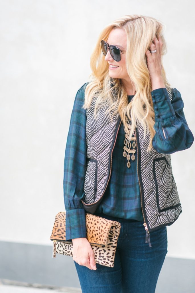 plaid tops - 9 Fabulously Festive Plaid Tops by Houston fashion blogger Haute & Humid