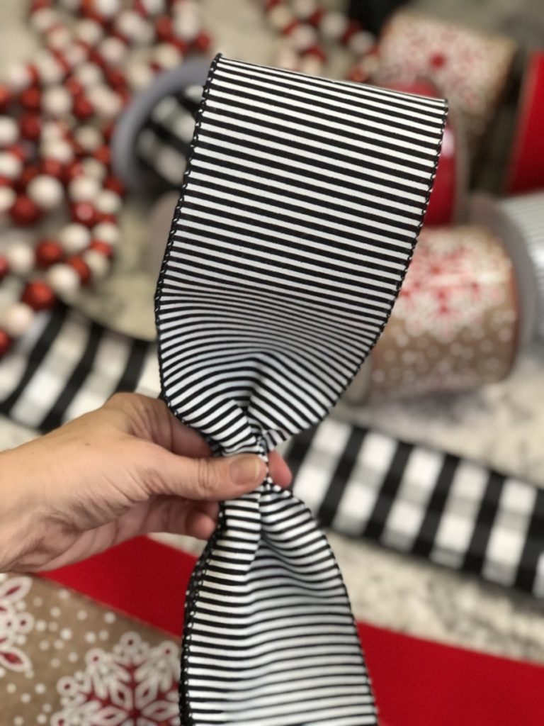 how to make a bow - How To Make A Christmas Ribbon Bow for Your Christmas Tree by Houston lifestyle blogger Haute & Humid