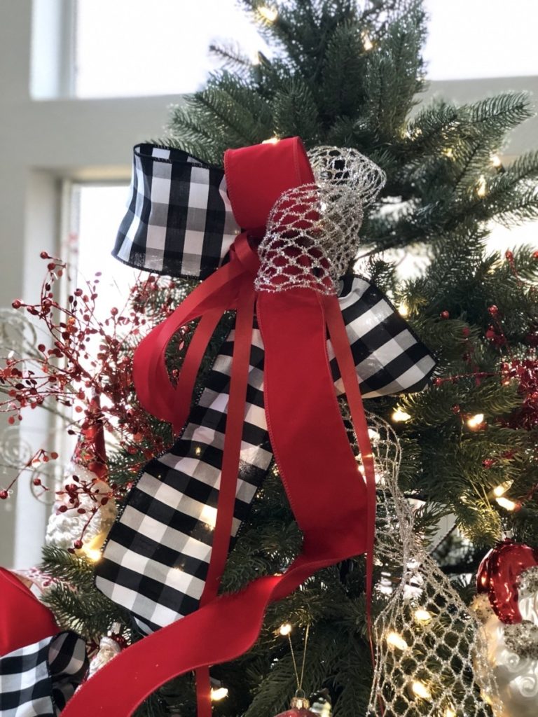 how to make a bow - How To Make A Christmas Ribbon Bow for Your Christmas Tree by Houston lifestyle blogger Haute & Humid