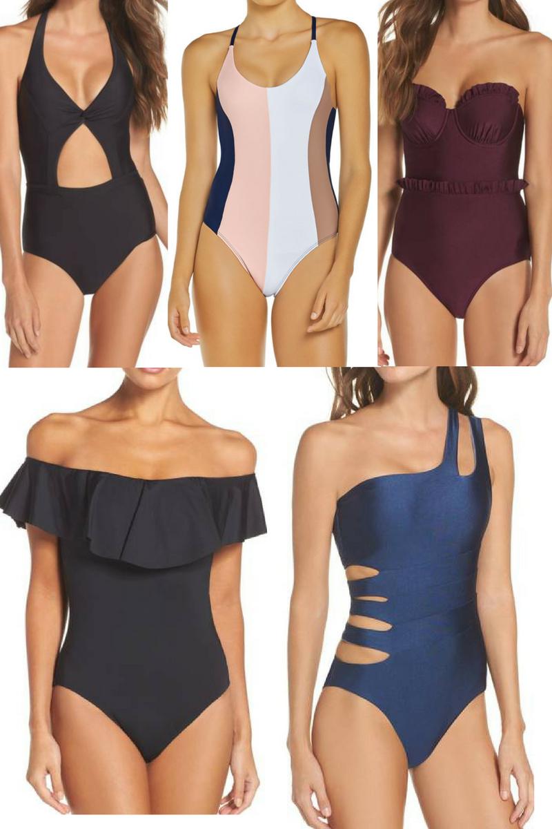 one piece swimsuits - One Piece Swimsuits For Every Body Type by popular Houston fashion blogger Haute & Humid