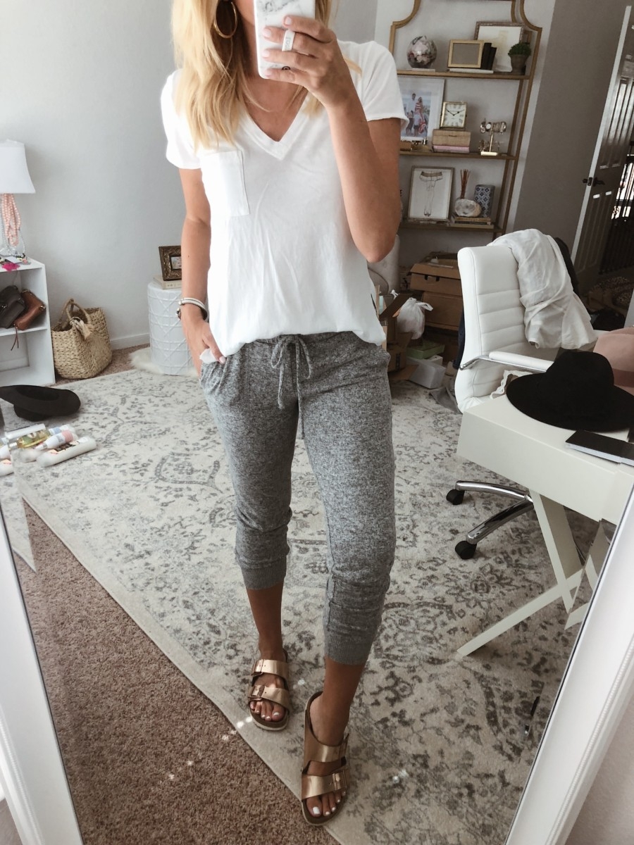 joggers - Top 10 Best Purchases: August featured by popular Houston fashion blogger, Haute & Humid