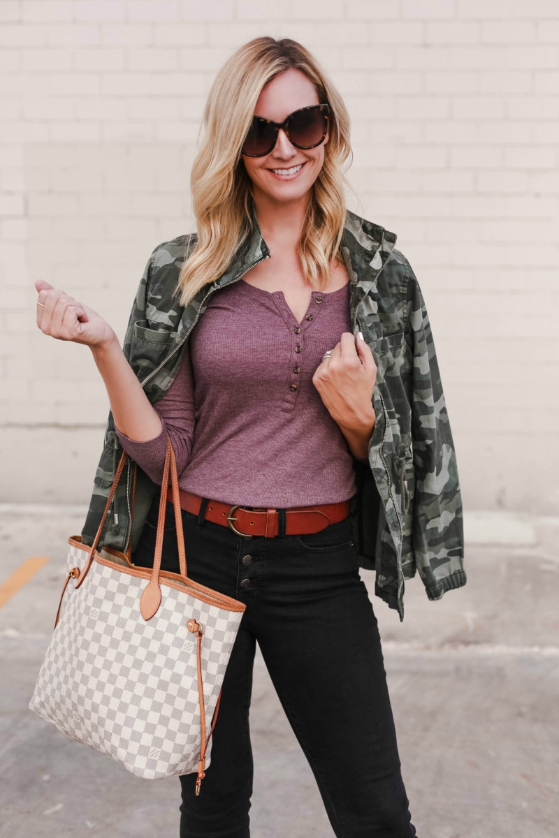 Old Navy | Fall Fashion | 5 Ways To Style A Camo Jacket featured by top Houston fashion blog Haute & Humid