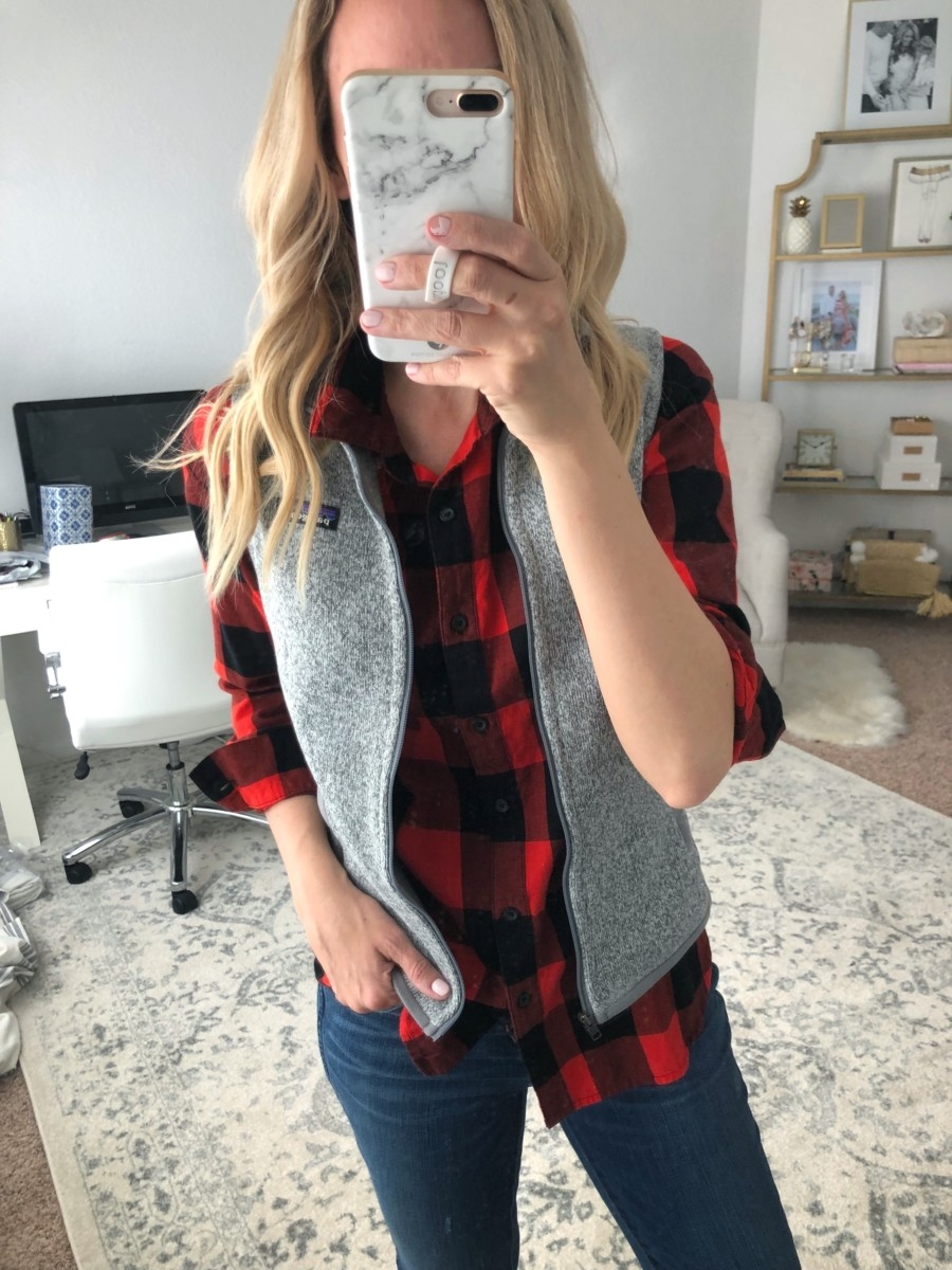 plaid top | Old Navy Fall Favorites Sale Round Up featured by top Houston fashion blog Haute & Humid