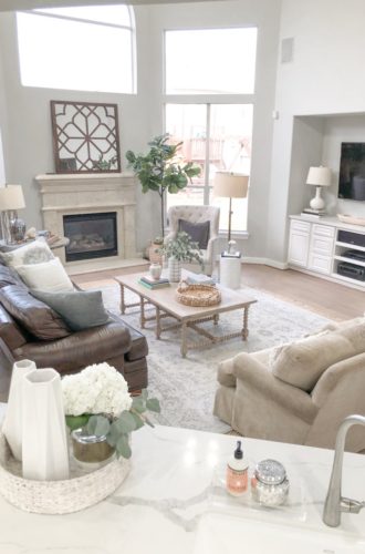 Styled For The Season Spring Home Tour- Neutral Home Decor Remodel