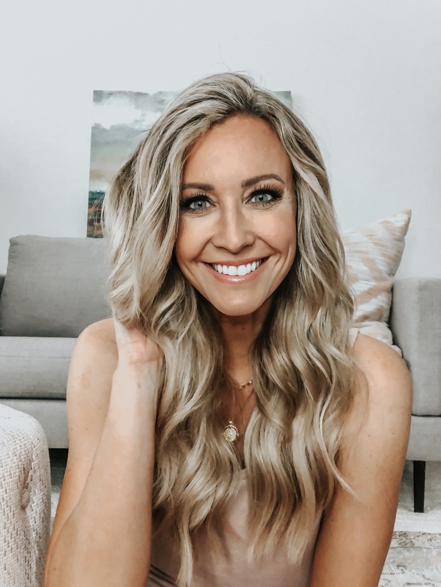 How to Care for your Natural Beaded Row Hair Extensions featured by top US beauty blog, Haute & Humid | Spring Skin Care by popular Houston beauty blog, Haute and Humid: image of a woman wearing neutral makeup and natural beaded row hair extensions. 