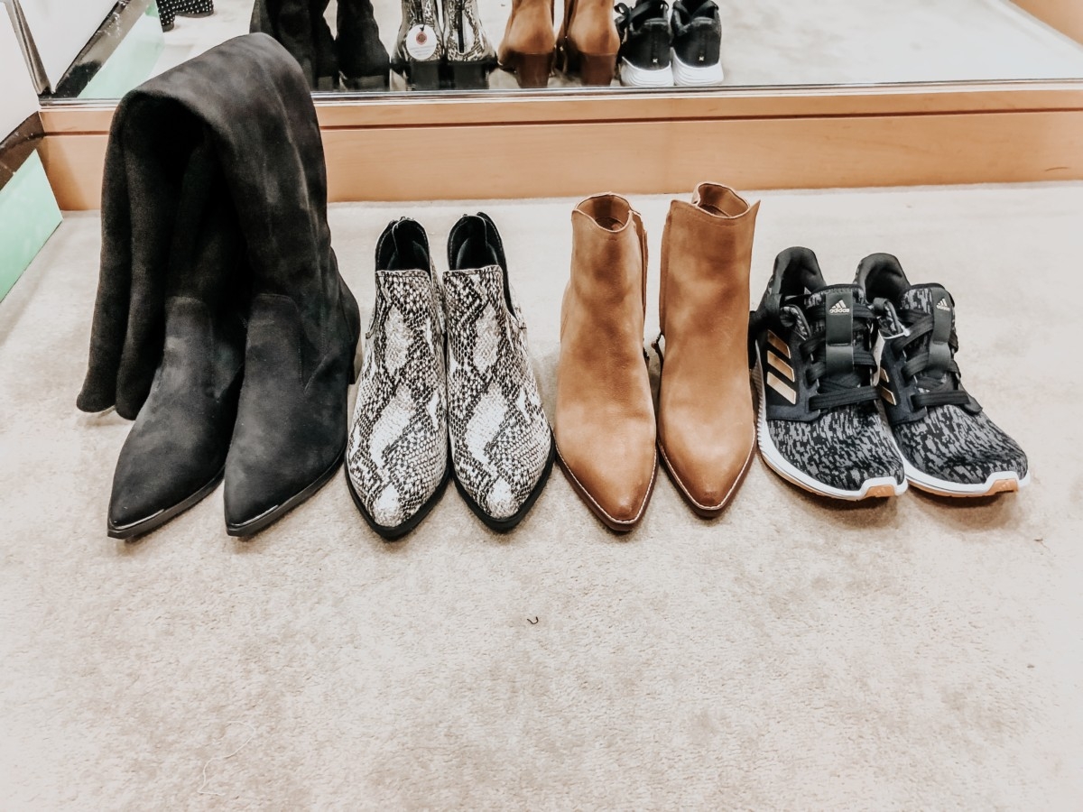 nordstrom anniversary sale shoes | Nordstrom Anniversary Sale Favorites by popular Houston fashion blog, Haute and Humid: image of Yakira Over the Knee Boot by MARC FISHER LTD, Eliza Waterproof Bootie by BLONDO, Welles Bootie by SAM EDELMAN, and Edge Lux 3 Running Shoe by ADIDAS. 
