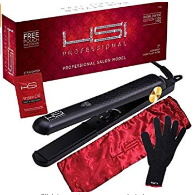 hair straightner | 15 Best Amazon Beauty Products by popular Houston beauty blog, Haute and Humid: image of HSI professional hair straightener. 