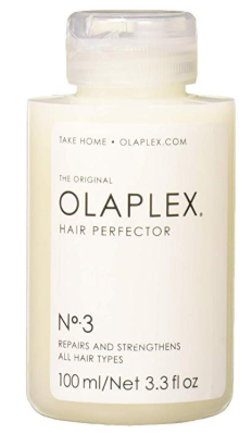 olaplex | 15 Best Amazon Beauty Products by popular Houston beauty blog, Haute and Humid: image of Olaplex bottle.