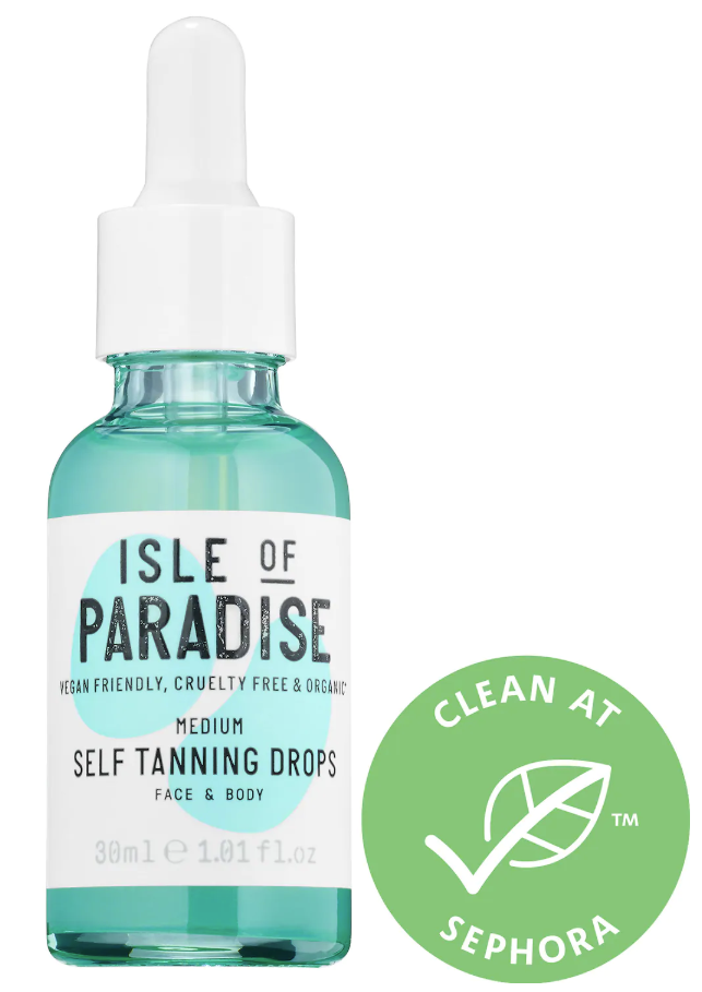self tanner | January Best Sellers by popular Houston life and style blog, Haute and Humid: image of ISLE OF PARADISE Self Tanning Drops.