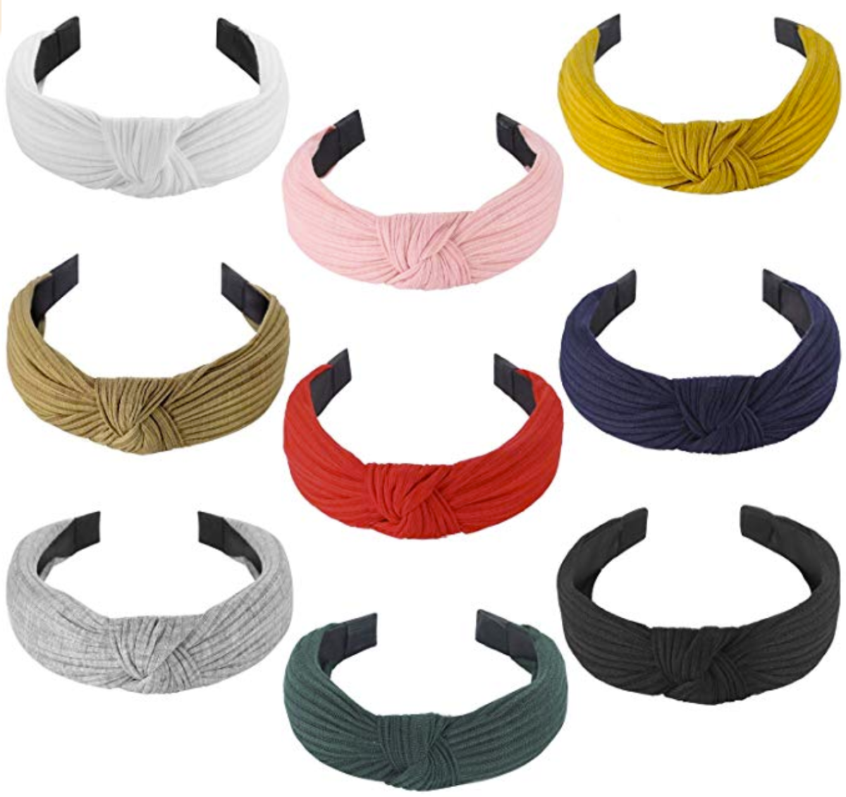 headbands | t | Spring Clothing by popular Houston fashion blog, Haute and Humid: image of various knotted headbands.