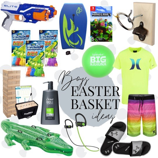 boys easter basket ideas