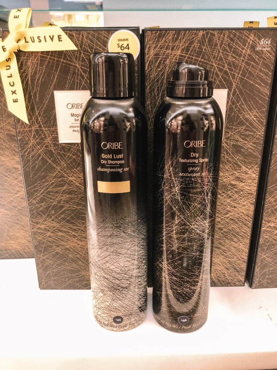 oribe  | Nordstrom Anniversary Sale by popular Houston beauty blog, Haute and Humid: image of Oribe dry shampoo and Oribe dry texturizing spray. 