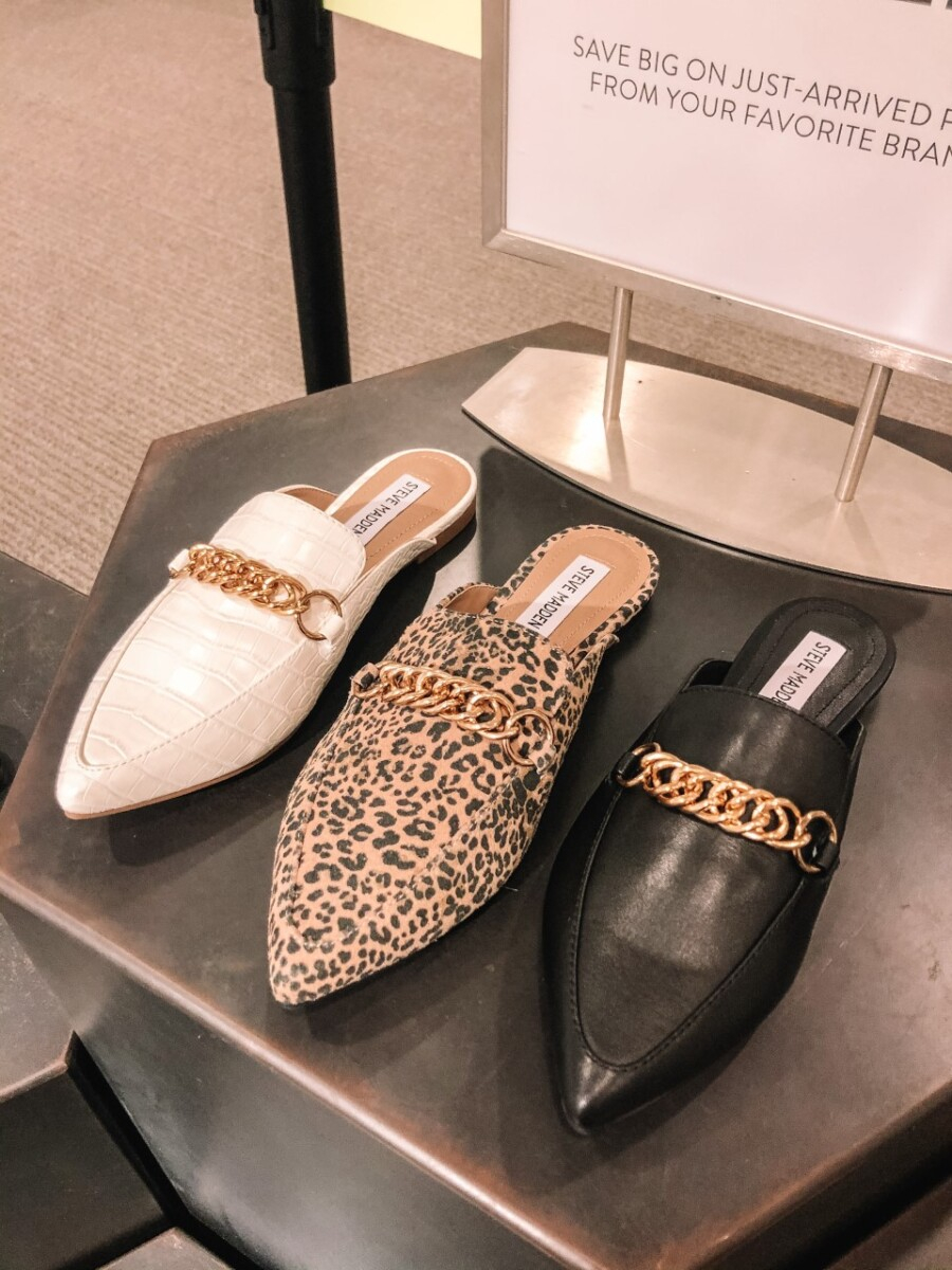 nordstrom anniversary sale shoes | Nordstrom Anniversary Sale by popular Houston fashion blog, Haute and Humid: image of a of Steve Madden mules. 