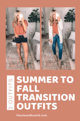 3 Summer To Fall Transition Outfits