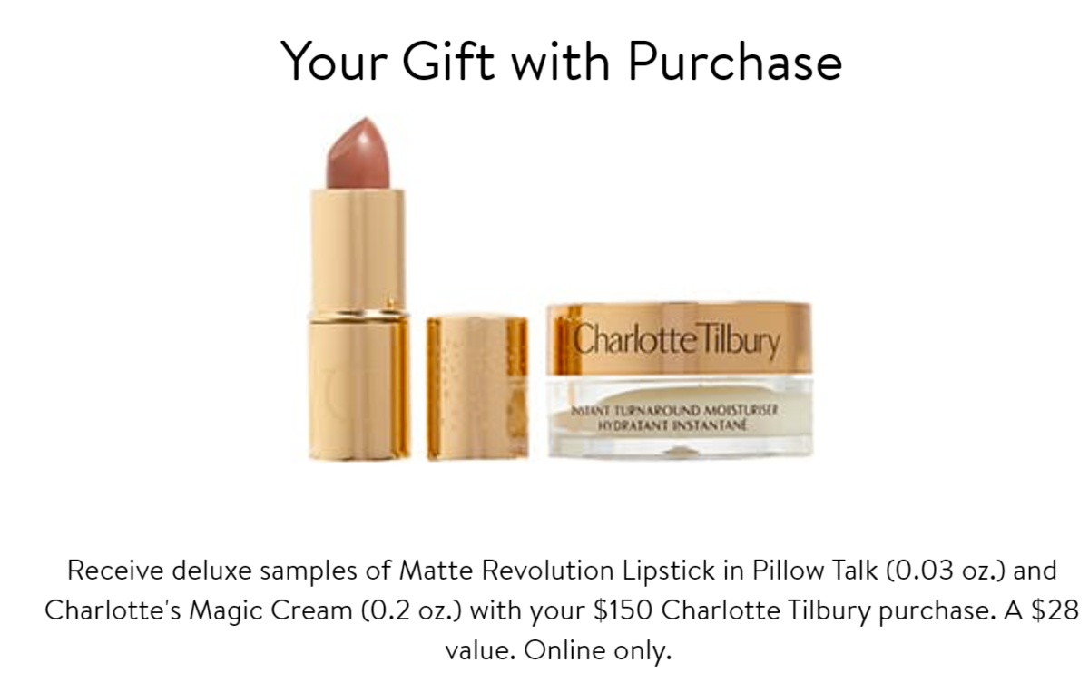 charlotte tilbury |fall sweater |beauty trend event | Nordstrom Beauty by popular Houston beauty blog, Haute and Humid: image of Charlotte Tilbury lipstick and moisturizer. 