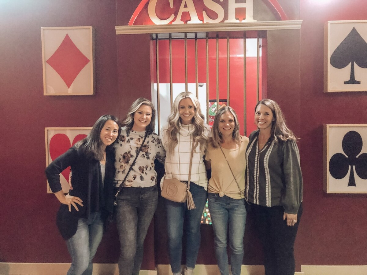escape room florida |Florida Beach House Rental by popular Houston travel blog, Haute and Humid: image of four women at a florida escape room. 