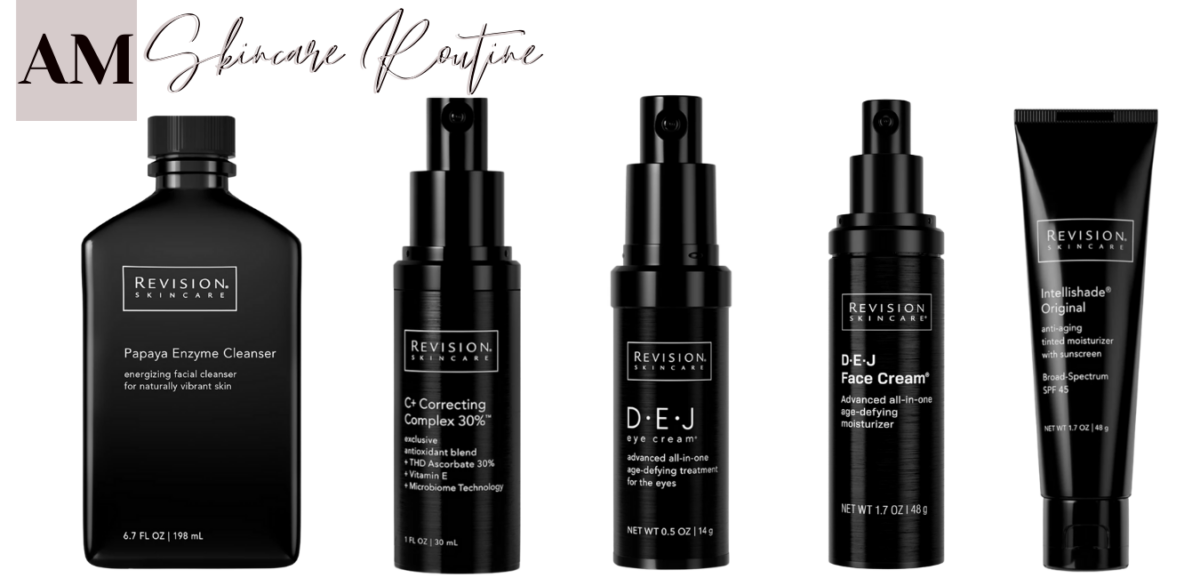 anti aging skincare routine |Anti Aging Skincare by popular Houston beauty blog, Haute and Humid: image of Revision skincare products. 