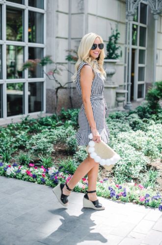 Black And White Gingham Dress